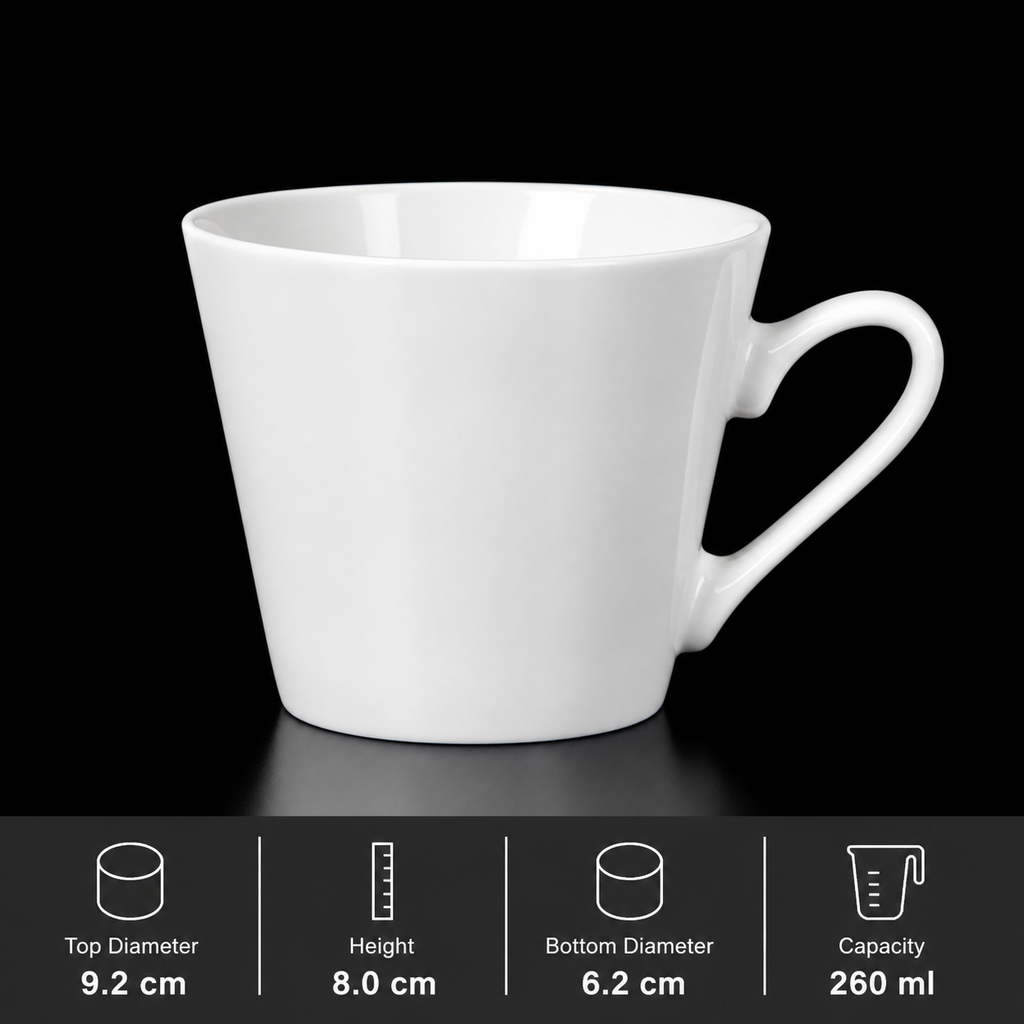 Hotel Ceramic Mug Collection – Multiple Styles Custom Logo Coffee Cups for Hotels & Airbnb
