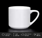 Hotel Ceramic Mug Collection – Multiple Styles Custom Logo Coffee Cups for Hotels & Airbnb
