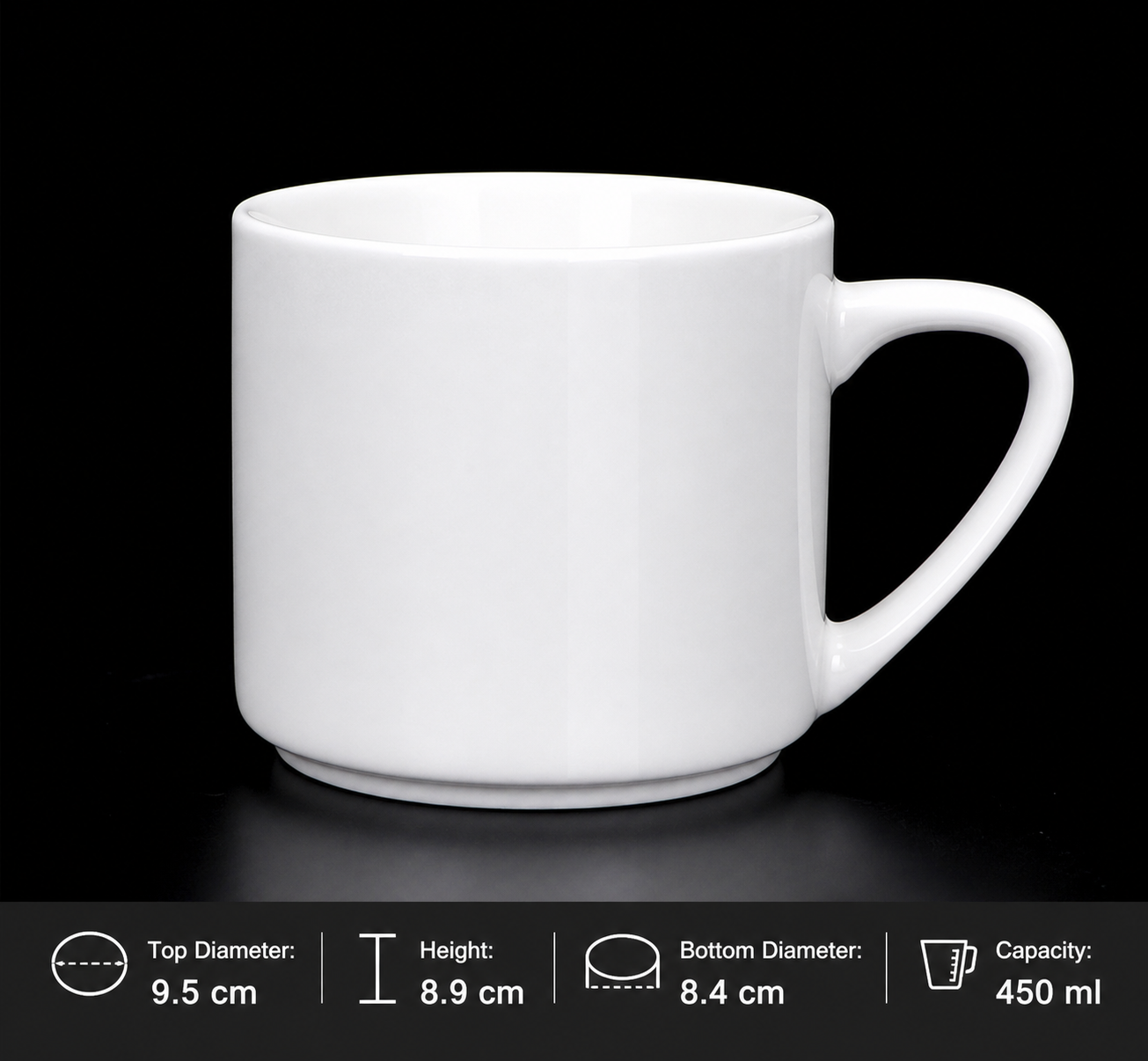 Hotel Ceramic Mug Collection – Multiple Styles Custom Logo Coffee Cups for Hotels & Airbnb