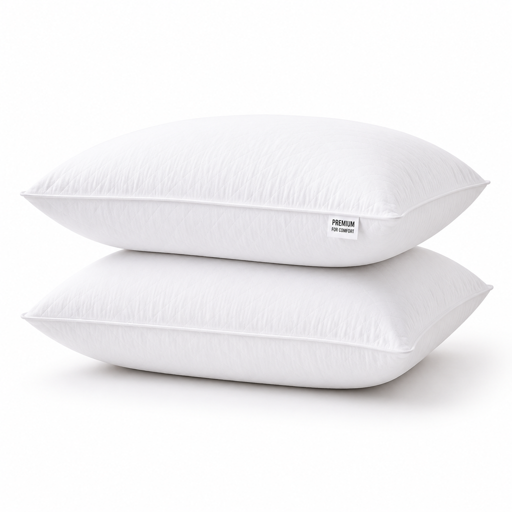 Luxury 50 percent white duck down hotel pillow inserts