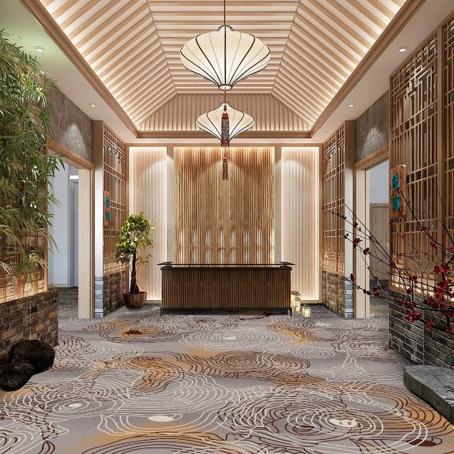 Hotel Corridor Carpet – Custom Hospitality Carpet Flooring for Hotels & Resorts