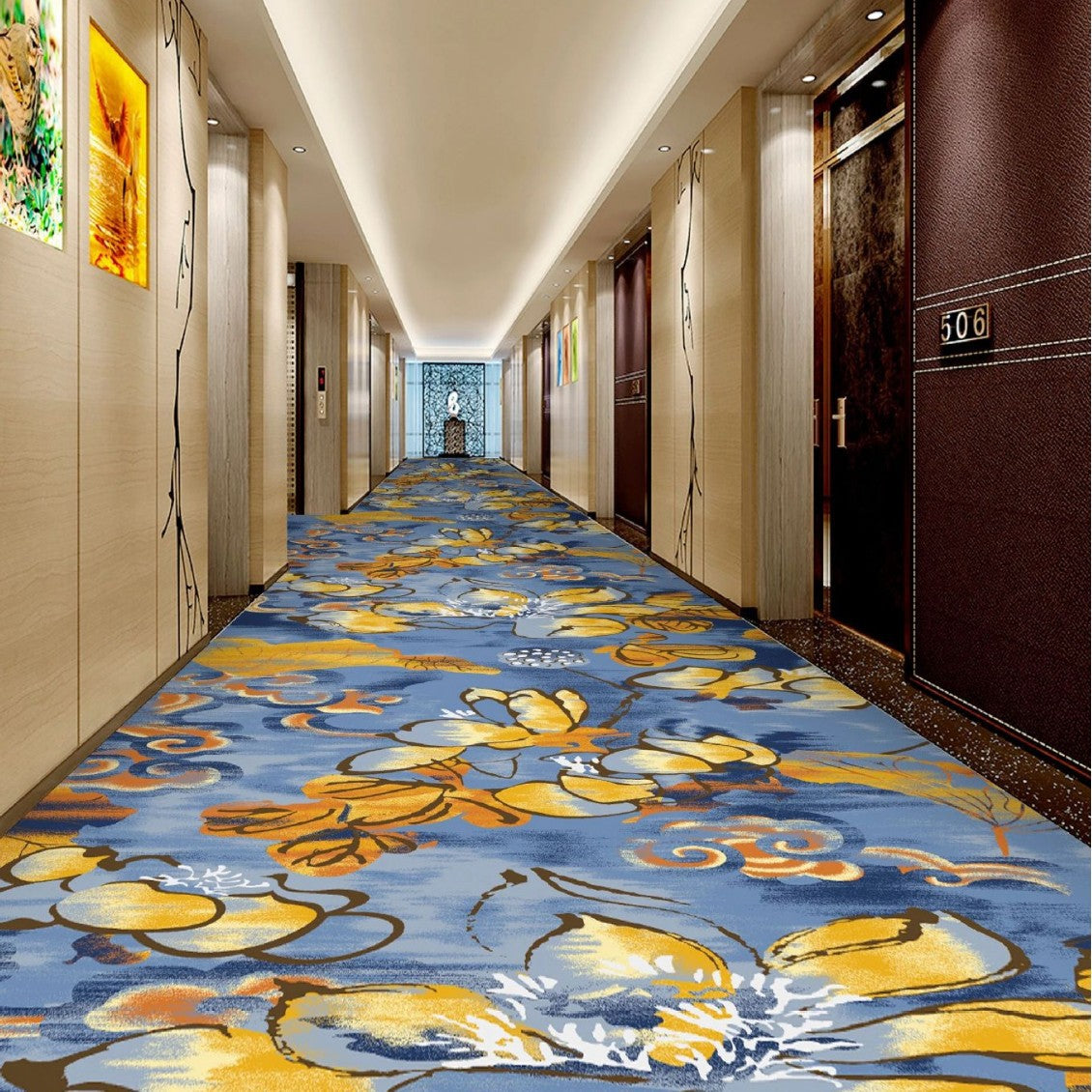 Hotel Corridor Carpet – Custom Hospitality Carpet Flooring for Hotels & Resorts
