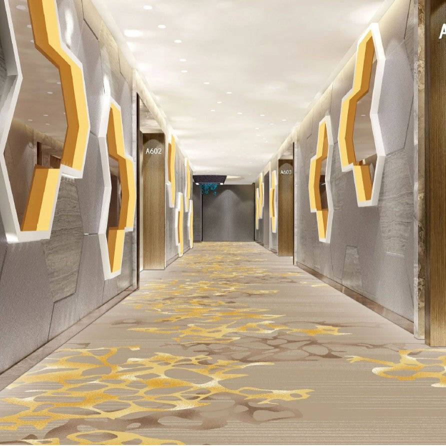 Hotel Corridor Carpet – Custom Hospitality Carpet Flooring for Hotels & Resorts