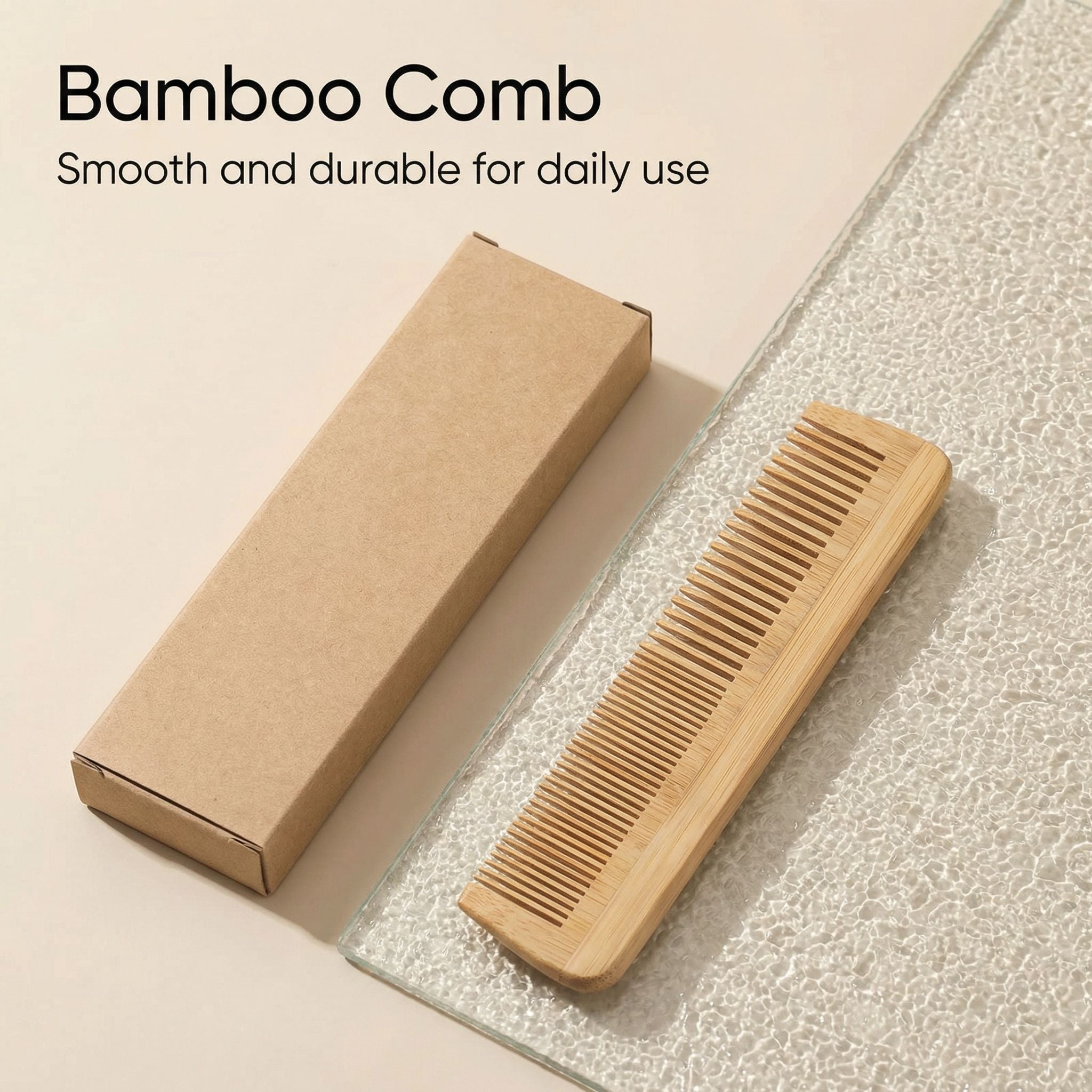bamboo comb hotel amenities eco friendly hair comb for guest bathroom supplies