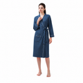 cotton blend waffle hotel bathrobe model