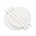 cotton pads and cotton swabs for hotel vanity kit