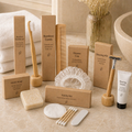 eco friendly hotel amenities kit bamboo toothbrush soap shaving kit bulk hospitality supplies