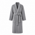 grey hotel terry bathrobe supplier