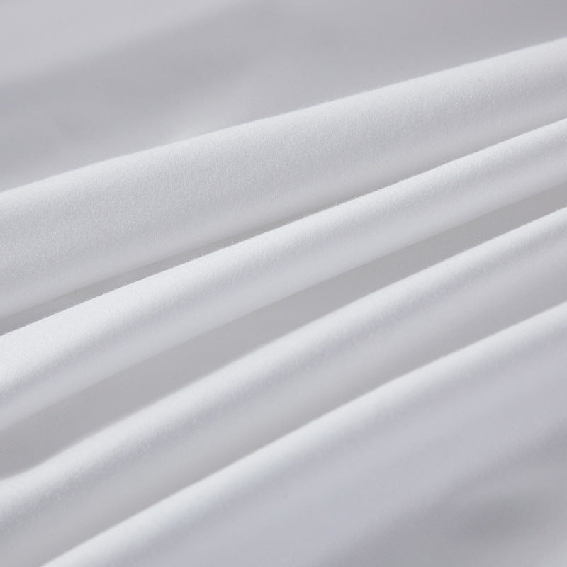 cotton hotel bedding fabric close up soft breathable textile hotel linen quality detail