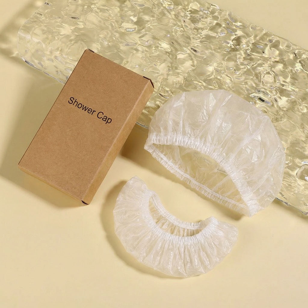 hotel shower cap disposable bathroom accessory hospitality guest supplies bulk