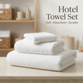 hotel towel set white cotton bath towel hand towel washcloth bulk hospitality supplies