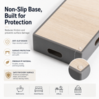 Close-up of hotel room organizer drawer design showing smooth sliding structure and thickened material