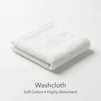 hotel washcloth cotton soft absorbent small towel hospitality supplies bulk
