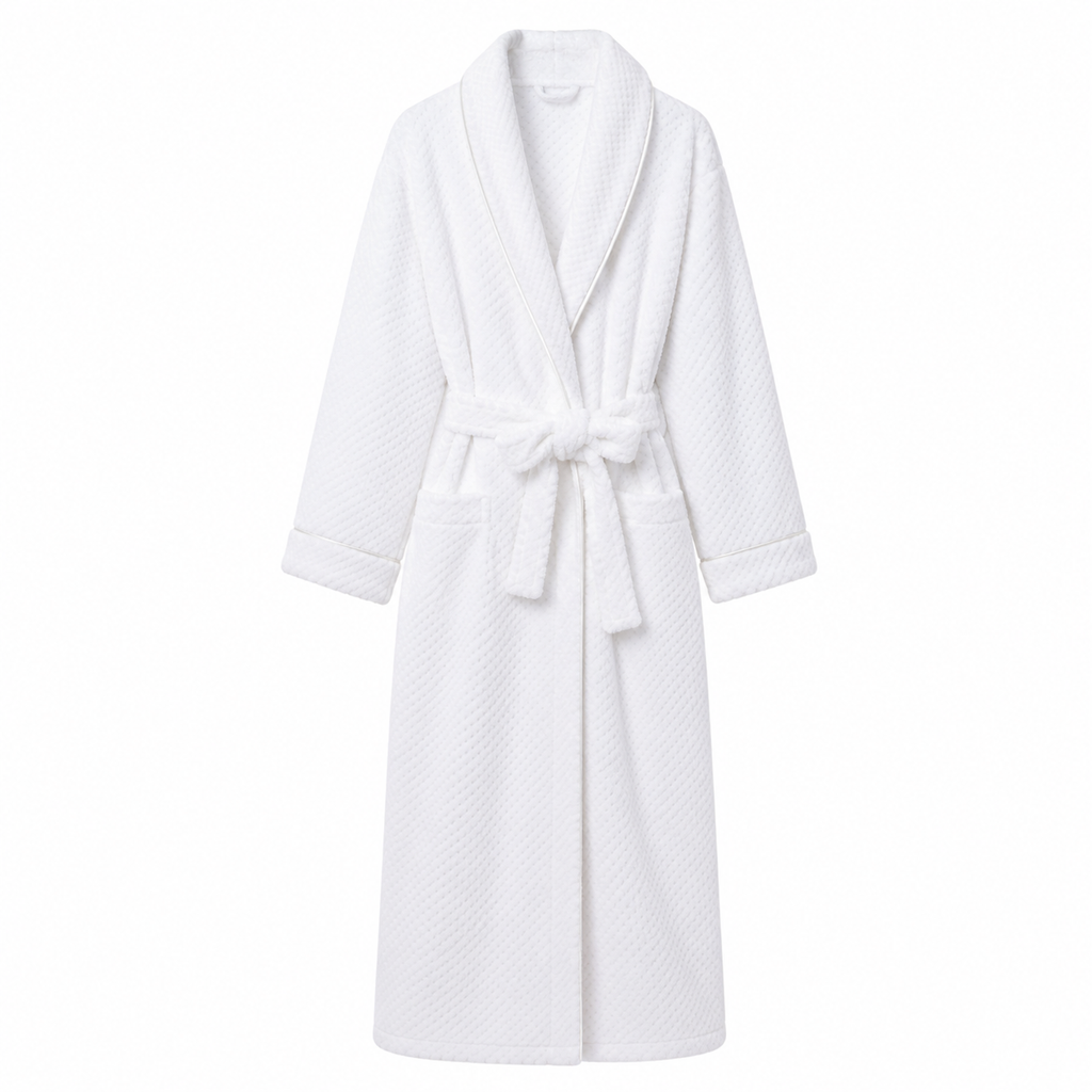 luxury flannel hotel bathrobe supplier