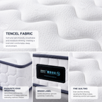 tencel fabric mattress close up detail