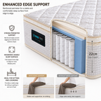 memory foam mattress with reinforced edge support