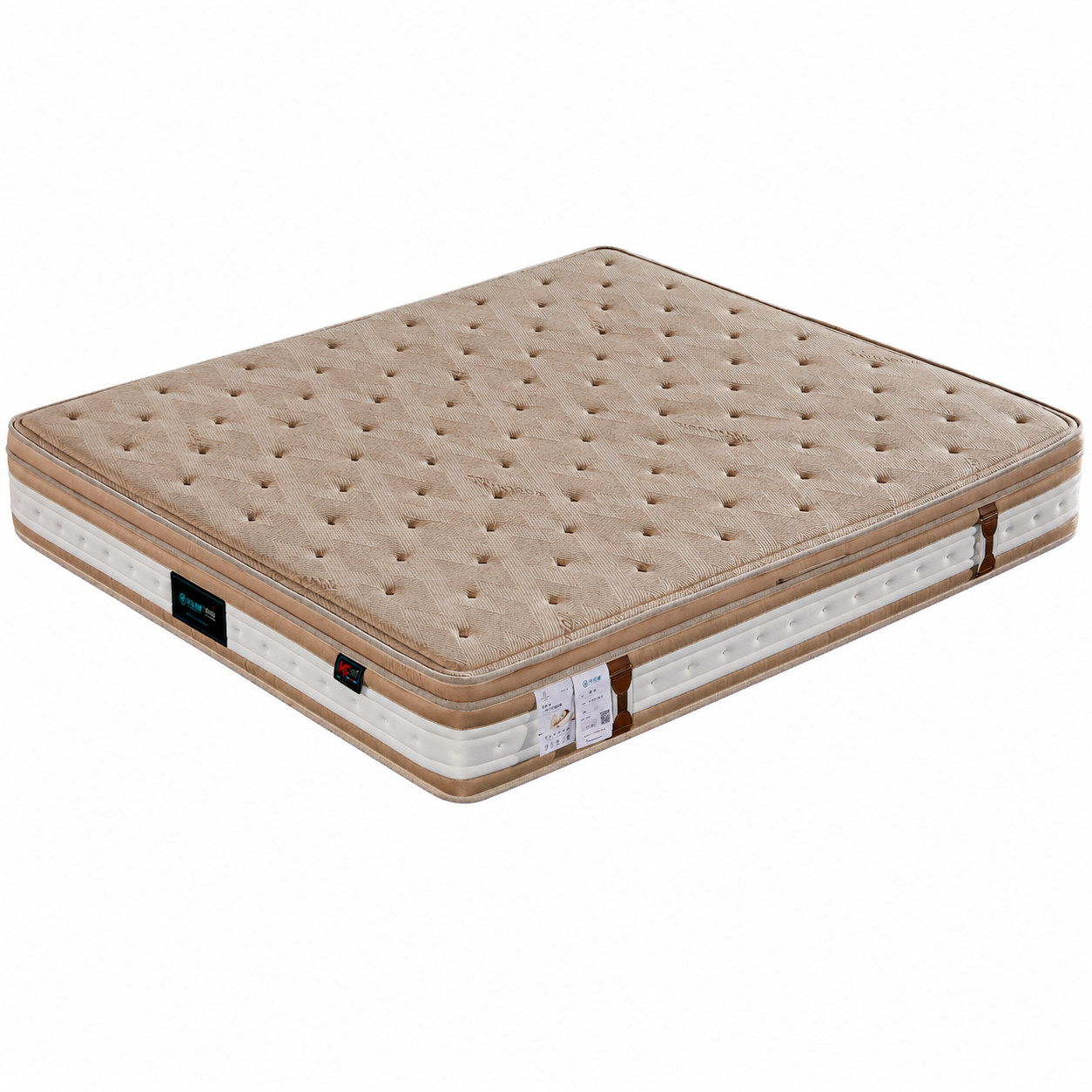 luxury cashmere pocket spring hotel mattress