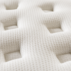 breathable knitted mattress fabric close up