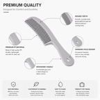 premium pp hotel handle comb ergonomic lightweight design