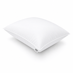 Single premium white duck down hotel pillow insert