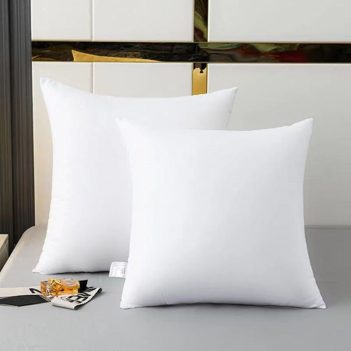 square pillow insert 50x50 cm polyester fiber hotel pillow inner bulk supplier soft supportive cushion insert for hospitality use
