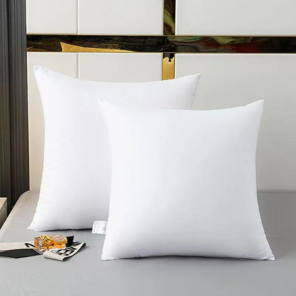square pillow insert 50x50 cm polyester fiber hotel pillow inner bulk supplier soft supportive cushion insert for hospitality use