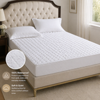 waterproof mattress protector for hotel bed quilted soft breathable bulk supplier protects from stains moisture and spills